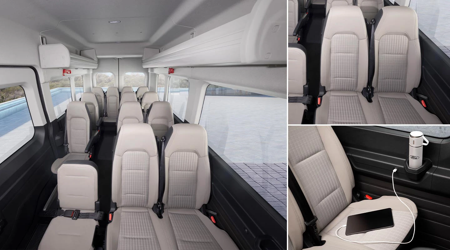 Ford Transit 16 Chỗ - Nội Thất